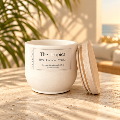 Coco Lime: Coconut + Lime + Vanilla  Candle For The Lovers of Fruity Scents