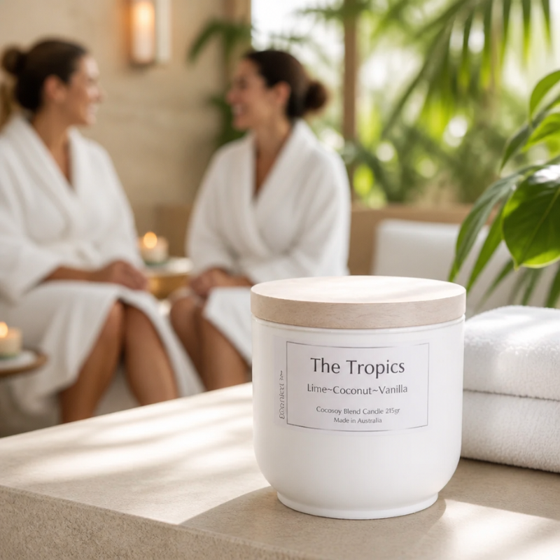 Coco Lime: Coconut + Lime + Vanilla  Candle For The Lovers of Fruity Scents