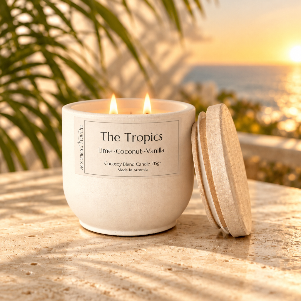 Coco Lime: Coconut + Lime + Vanilla  Candle For The Lovers of Fruity Scents
