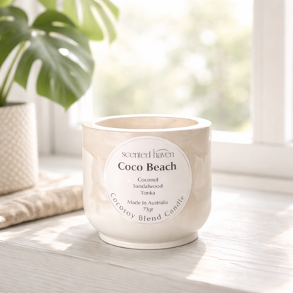 Candle - Coconut Beach - Coconut-Sandalwood-Tonka