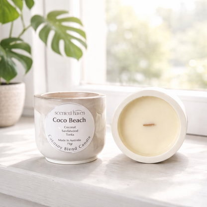Candle - Coconut Beach - Coconut-Sandalwood-Tonka
