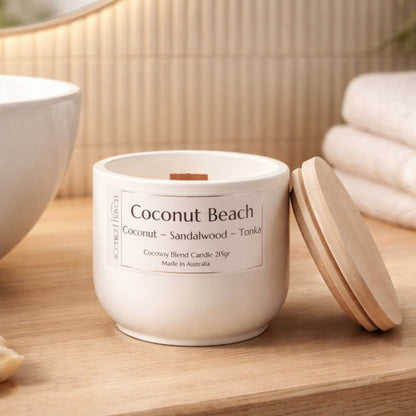 Candle - Coconut Beach - Coconut-Sandalwood-Tonka