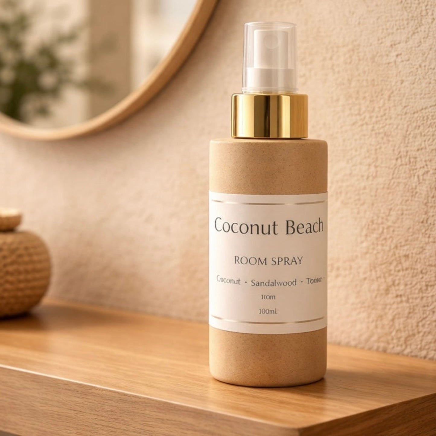 Room Spray 100ml - Coconut - Sandalwood - Tonka