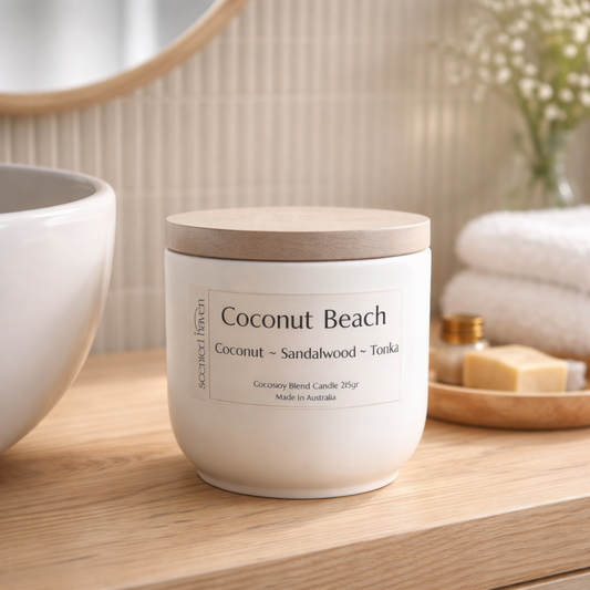 Candle - Coconut Beach - coconut-sandalwood-tonka