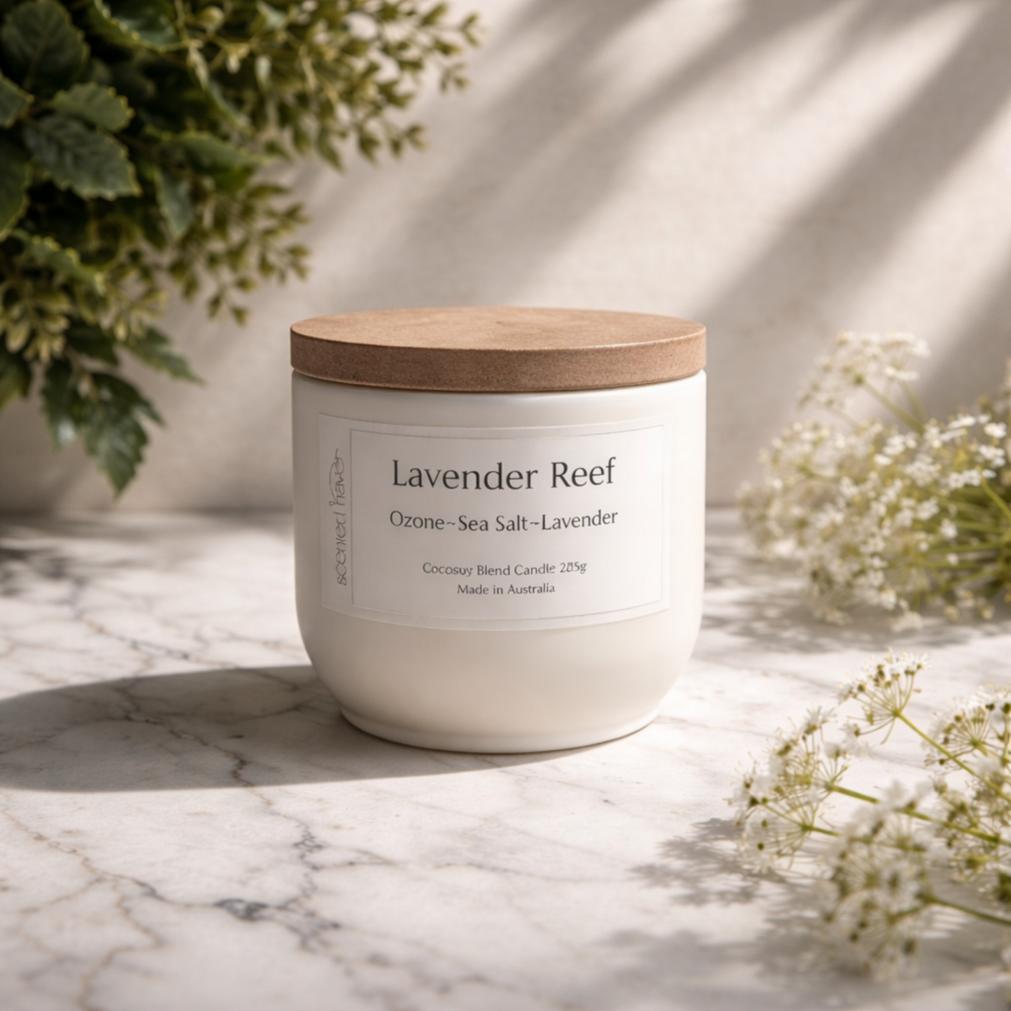 Candle - Lavender Reef- Ozone Sea Salt Lavender
